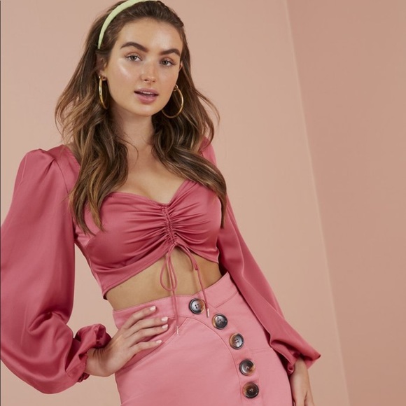 Finders Keepers Tops - Finders Keepers Emilia Top in Pink NWT